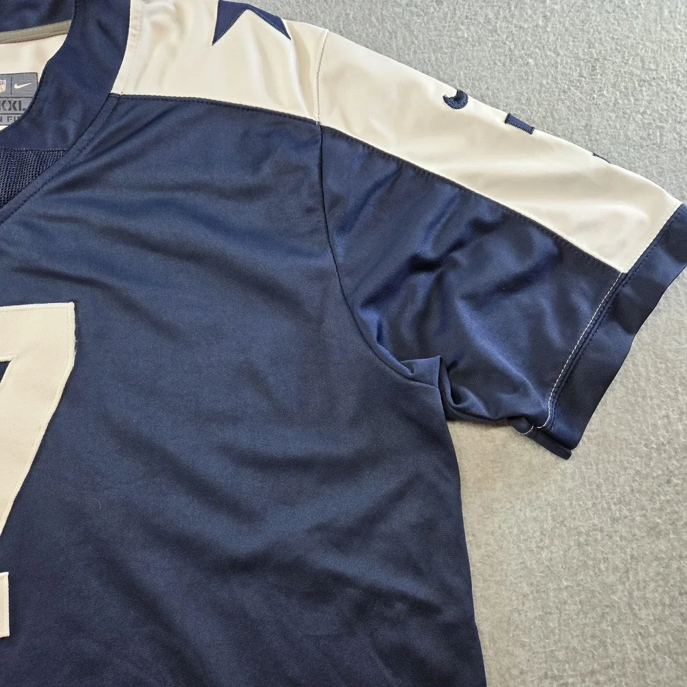Dallas Cowboys Jersey Mens 2XL Blue NFL Football‎ DIGGS 7 Nike On Field